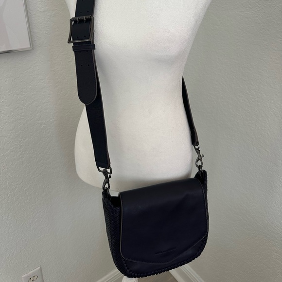 Aimee Kestenberg All For Love Leather Crossbody Bag in Ink Blue